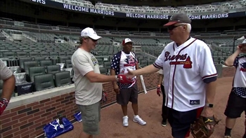 Braves, alumni host veterans for 5th annual Warrior Classic