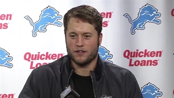 Lions beat Vikings, 16-13 on Thanksgiving - Matthew Stafford reacts