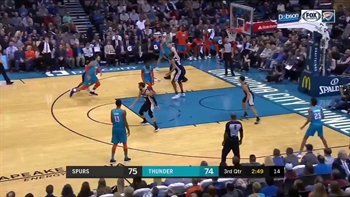 WATCH: Dennis Schroder leads OKC in 2nd-half, win over Spurs
