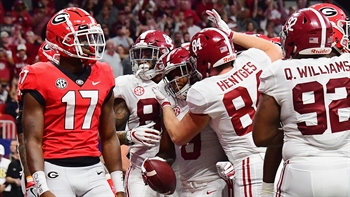 Alabama turns a goal-line fumble into a huge TD vs. Georgia in the SEC Championship Game