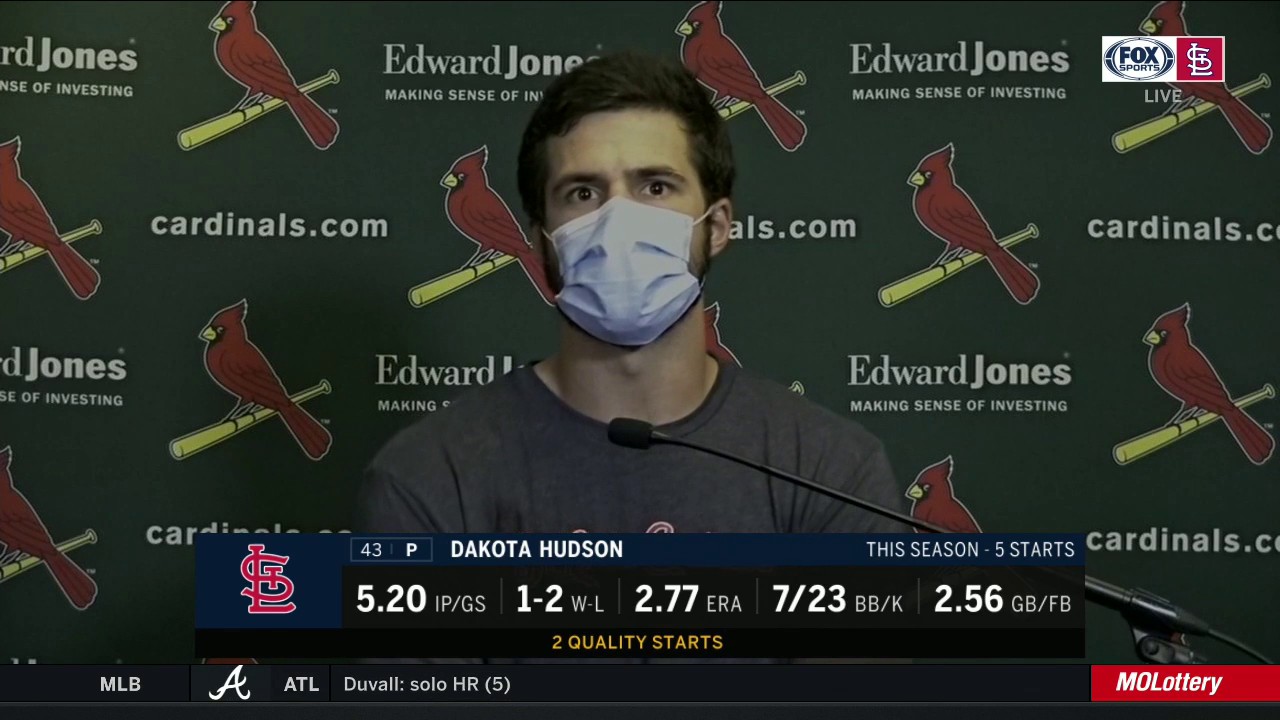 Hudson on pitching to contact in Cincinnati: 'It's just about getting ahead, executing pitches'
