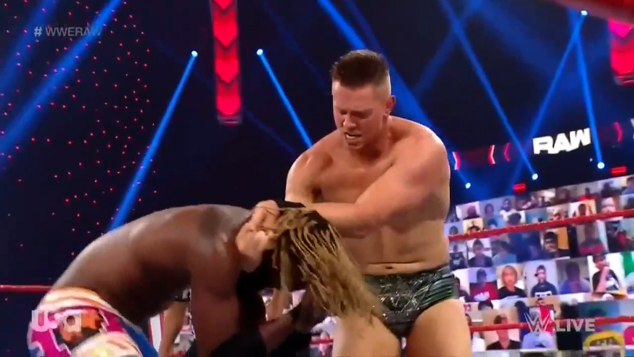 Kofi fights to claim the Miz’s forfeited entry to the Elimination Chamber