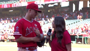 Thaiss on his game-winning 3 run home run