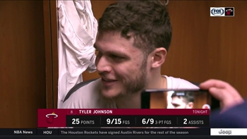 Tyler Johnson encouraged by Heat's progress on defense