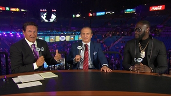 Deontay Wilder and Ray Mancini react to Manny Pacquiao's win over Keith Thurman