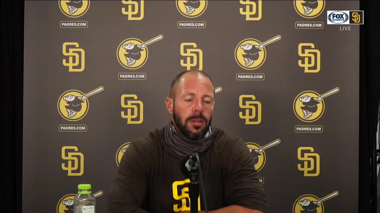 Padres manager Jayce Tingler goes over big win in Texas