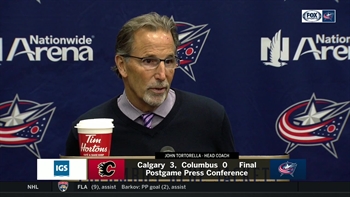 John Tortorella on shutout loss to Flames: 'Our start was terrible'