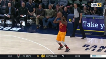 WATCH: Evans' 3-pointer sets off 'Boom Baby' chant in Pacers' win