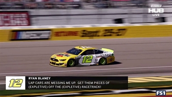 Radioactive: Las Vegas: 'Get them pieces of (expletive) off the (expletive) racetrack!' | NASCAR RACE HUB