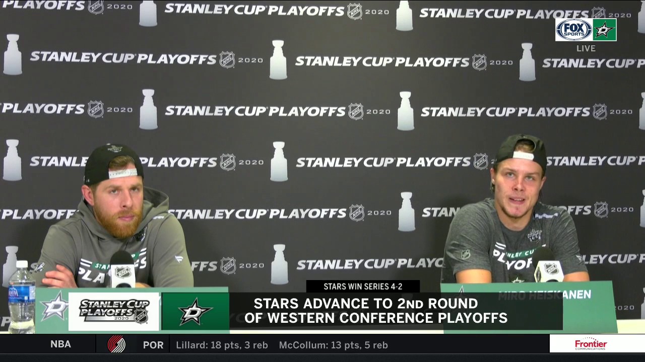 Pavelski, Heiskanen on the Stars Game 6 Series Win vs. Flames
