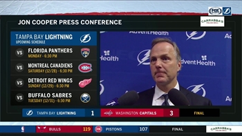 Jon Cooper on loss to the Caps