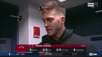 Meyers Leonard on Heat comeback win: 'We played incredible hard'