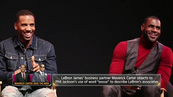 Maverick Carter doesn't like Phil Jackson using 'posse' to describe him | THE HERD (FULL INTERVIEW)