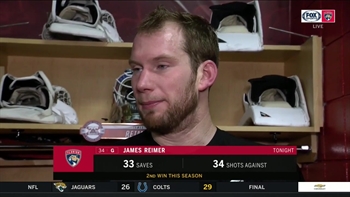 James Reimer talks Panthers 4-game winning streak, performance against Senators