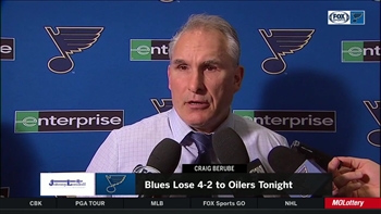 Berube after Blues' loss to Oilers: 'We've got to dial it in'