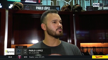 Pablo Lopez lauds Marlins' defense after 4-3 win over Pirates