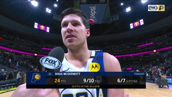 McDermott on Sabonis' triple-double: 'It's about time we made some shots for him'
