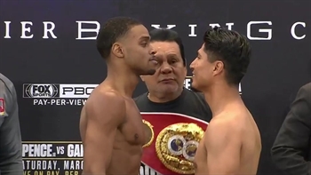 Errol Spence Jr. vs Mikey Garcia | WEIGH-IN | PBC