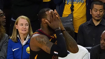 Skip Bayless disagrees with LeBron's final play of regulation in Game 1 of the NBA Finals