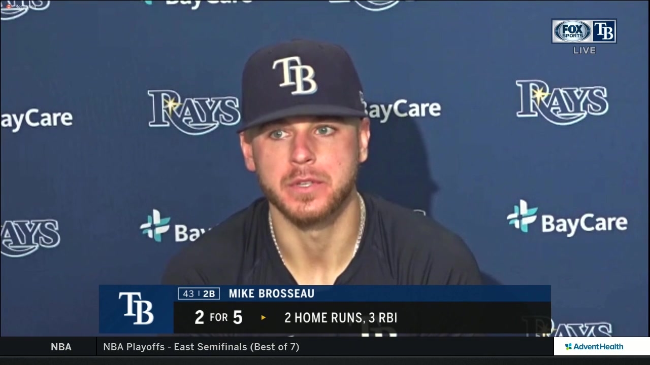 Mike Brosseau describes blasting 2 dingers against Yankees