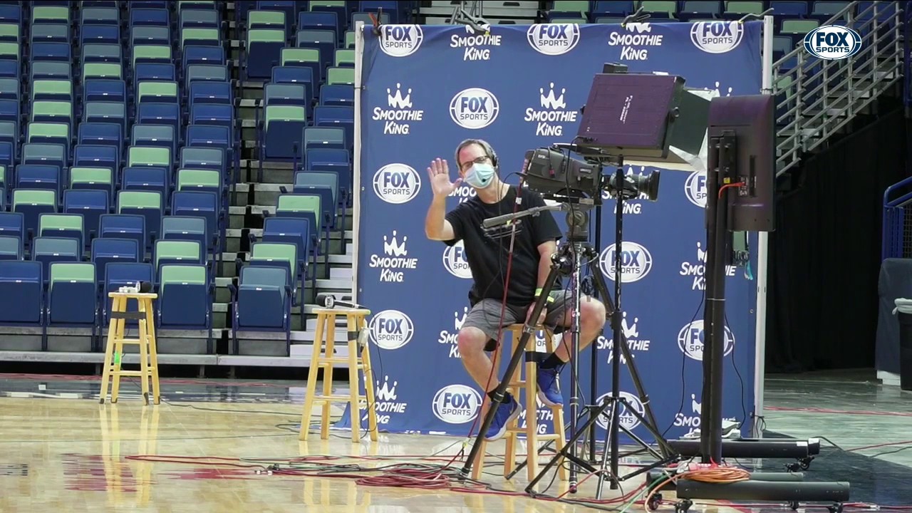 Behind The Scenes of a Pelicans Bubble Broadcast | Pelicans Insider