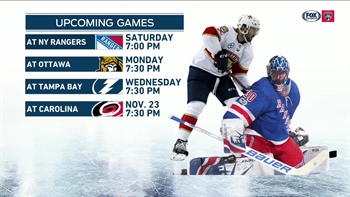 Panthers head to Madison Square Garden to take on the Rangers