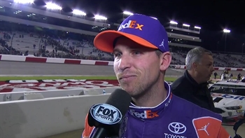 Denny Hamlin talks disappointment on coming third behind Kyle Busch | 2018 RICHMOND  | FOX NASCAR