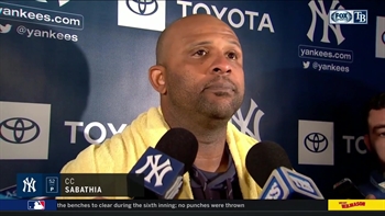 Yankees P CC Sabathia on benches-clearing incident: “It is what is is”