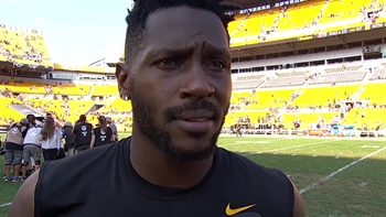 Antonio Brown: Steelers offense 'finally hit our rhythm on Sunday