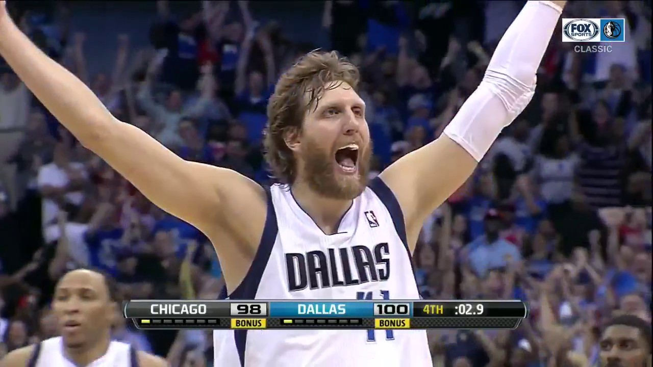 WATCH: Dirk for 3 Gives Mavs the Lead | Mavericks CLASSICS