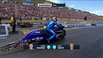 Eddie Krawiec Wins Pro Stock Motorcycle Final at Denver | 2017 NHRA DRAG RACING