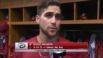 Inciarte on his four-hit night