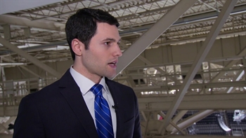 Alex Faust prepares for NHL All-Star broadcast