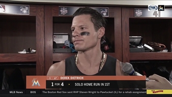 Derek Dietrich on missed fly ball: 'That one was on me'