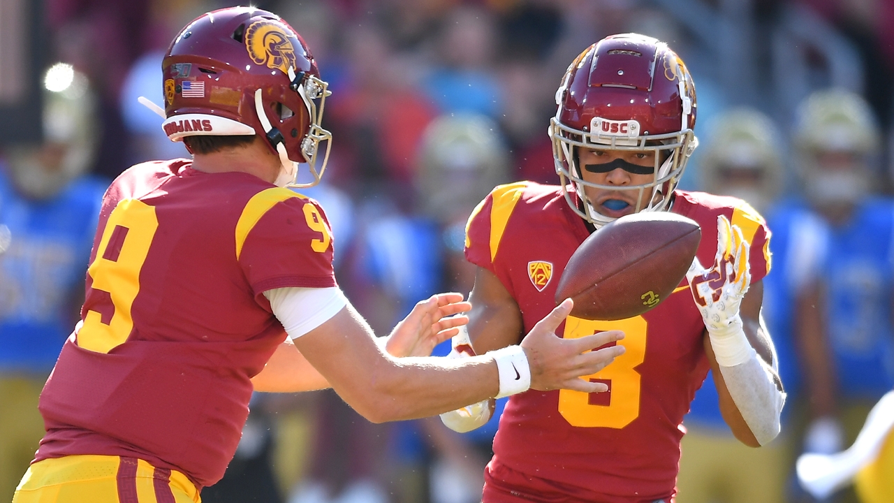 Kedon Slovis and Amon-Ra St. Brown react to the season starting without the Pac-12