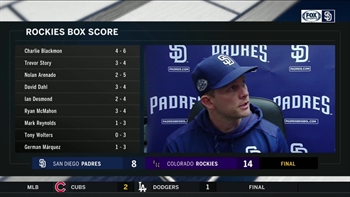 Padres manager Andy Green on getting ejected, the loss
