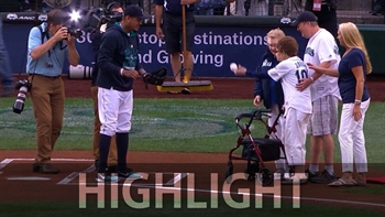 108-year-old Evelyn Jones throws first pitch to Felix Hernandez episode artwork