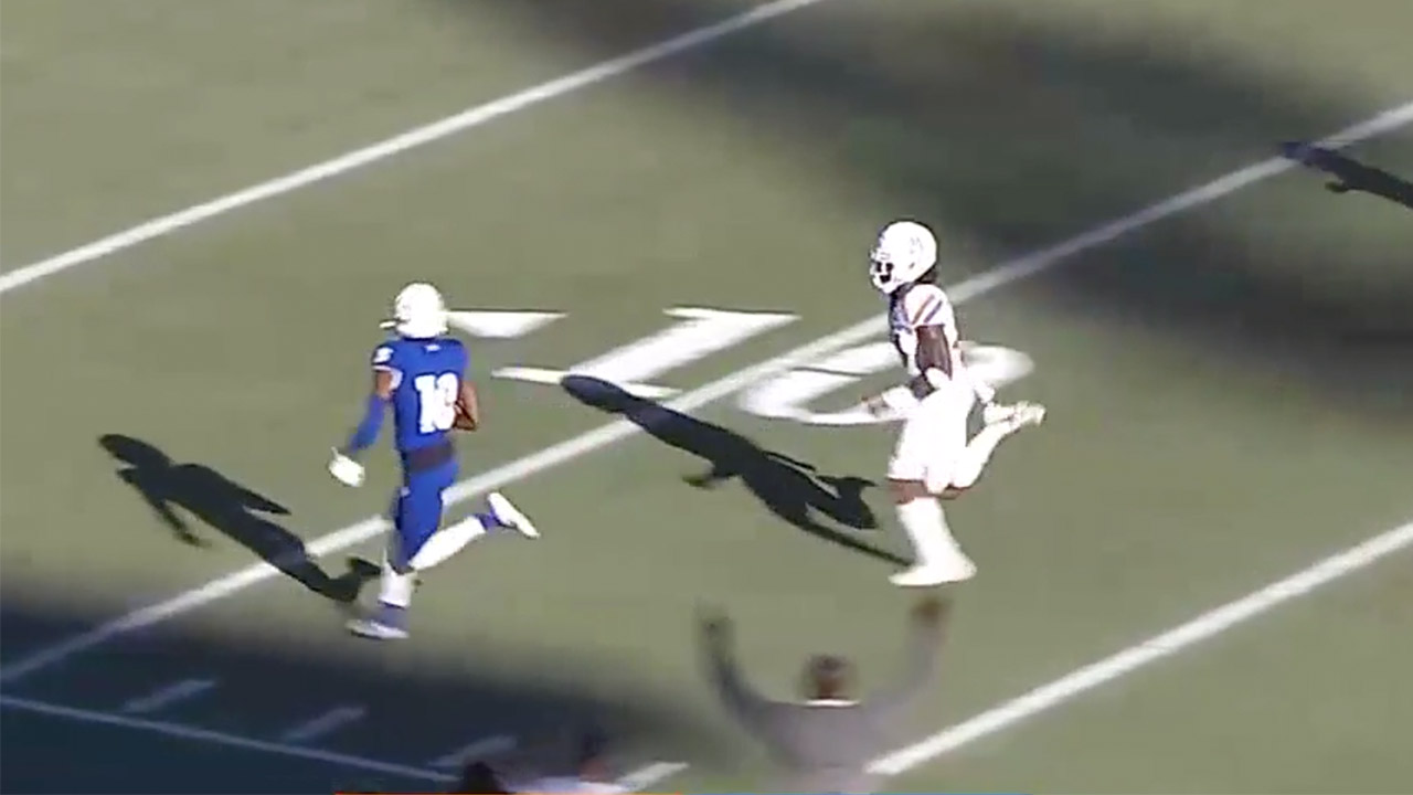 Tre Walker sprints for the 55-yard touchdown, No. 24 San Jose State leads Boise St., 7-0