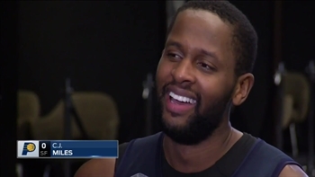 C.J. Miles' first trip to London left much to be desired