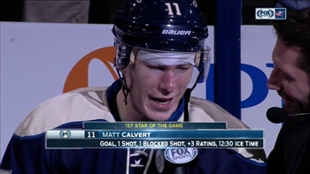 Jody sits down with Matt Calvert after his crucial go-ahead goal after injury scare