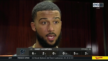 Sandy Alc√É¬°ntara frustrated by his walks despite scoreless outing