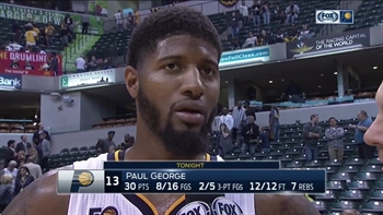Pacers' George: 'I tried to put the game on my back and take over'