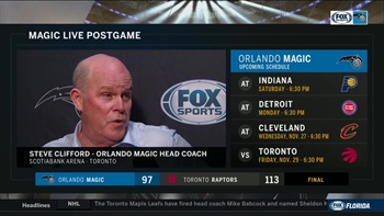 Steve Clifford discusses Magic loss, Jonathan Isaac's return