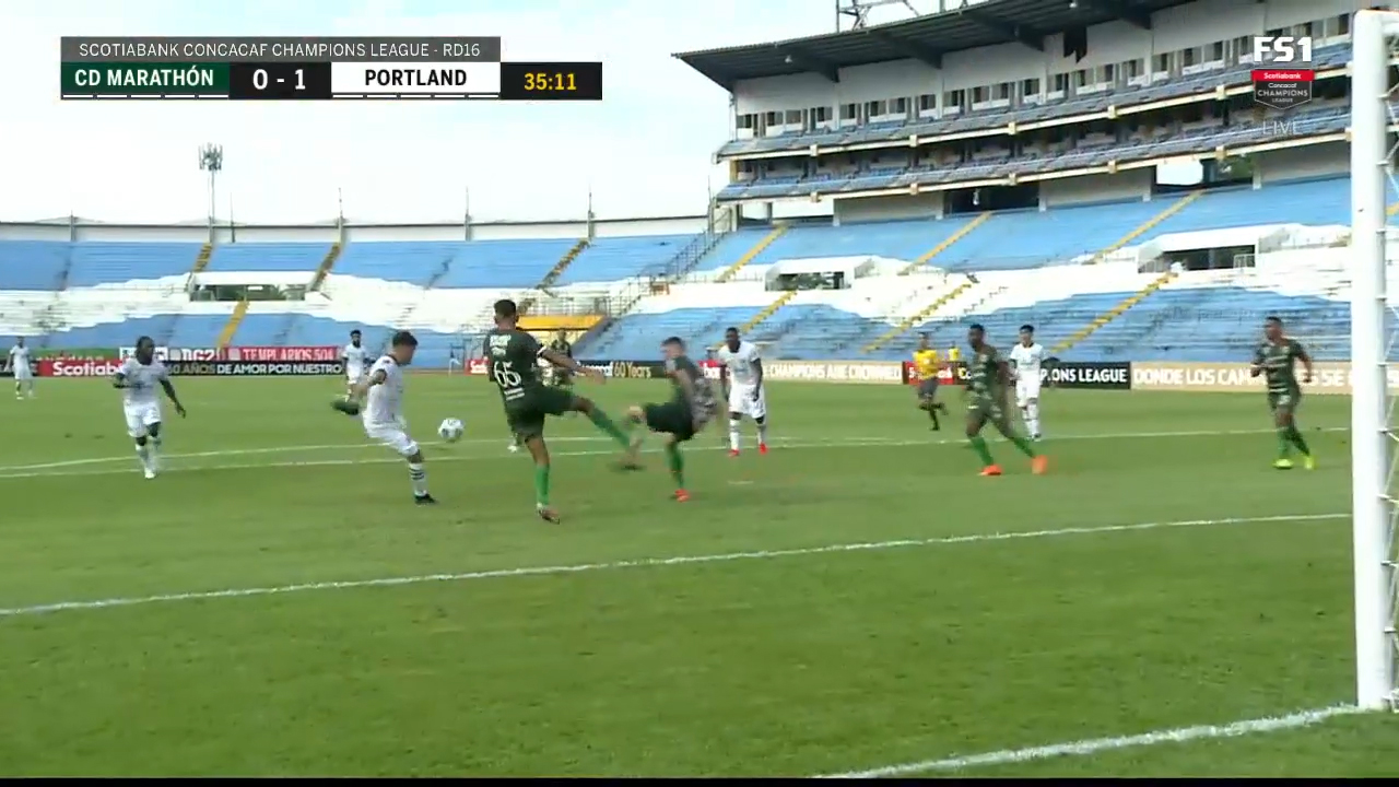 Felipe Mora breaks through for Timbers, gives them 1-0 lead over CD Marathon