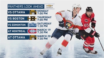 Red-hot Panthers welcome Senators squad heading in different direction