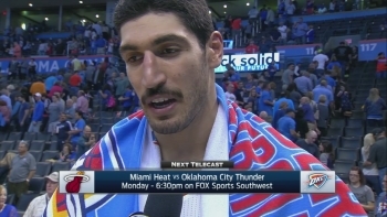 Enes Kanter on OKC's energy, defeating Minnesota 112-92