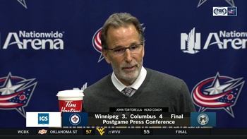 John Tortorella: Wall play has been Oliver Bjorkstrand's biggest improvement