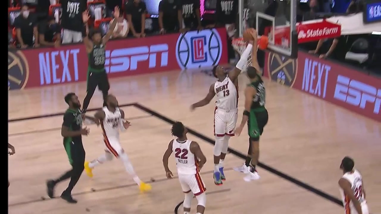 Bam Adebayo breaks down his remarkable game-winning block in Game 1