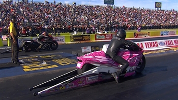 Eddie Krawiec Wins Pro Stock Motorcycle Final at Dallas | 2017 NHRA DRAG RACING