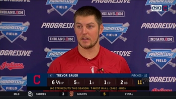 Trevor Bauer credits Perez, feels more prepared with his arsenal